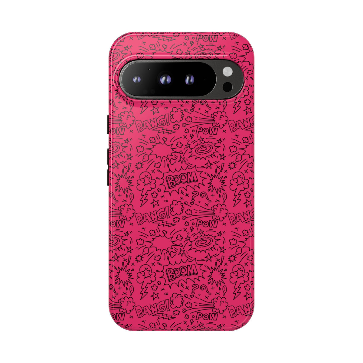 Pink Wow Tough Case for iPhone, Galaxy, or Google Pixel
