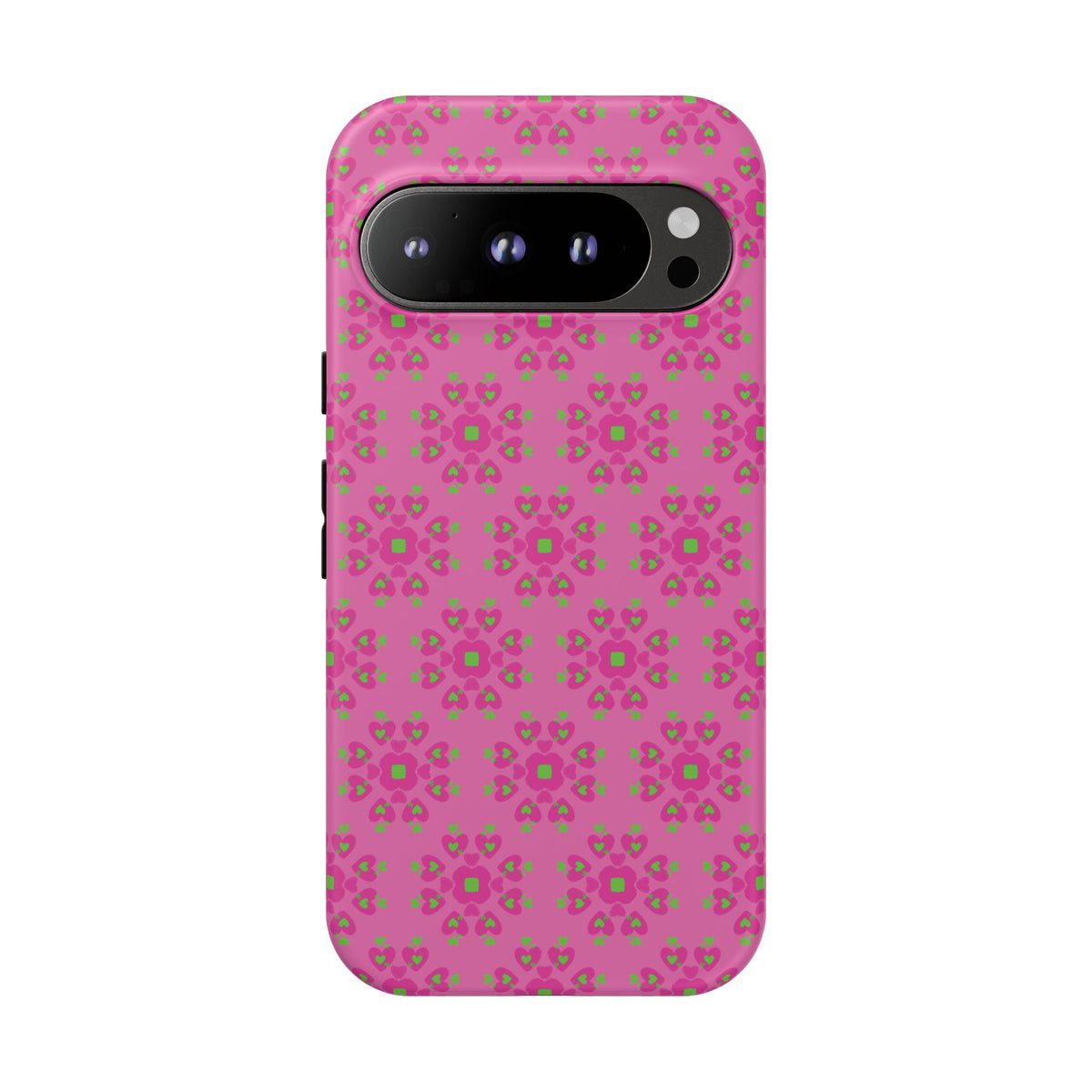 Floresta Heart Pink Tough Phone Case iPhone, Galaxy, or Google Pixel