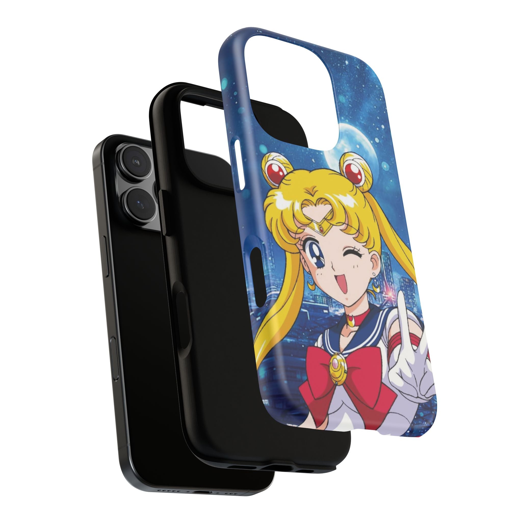 Blue S Moon Tough Case for iPhone, Galaxy, or Google Pixel