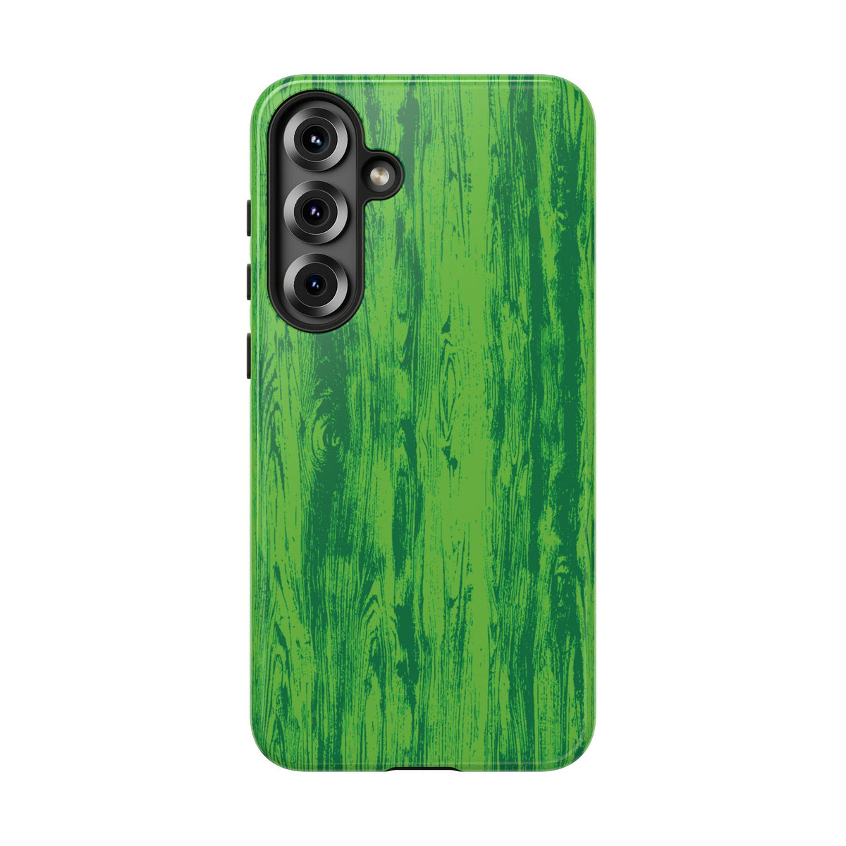 Neon Green Wood Tough Phone Case iPhone, Galaxy, or Google Pixel