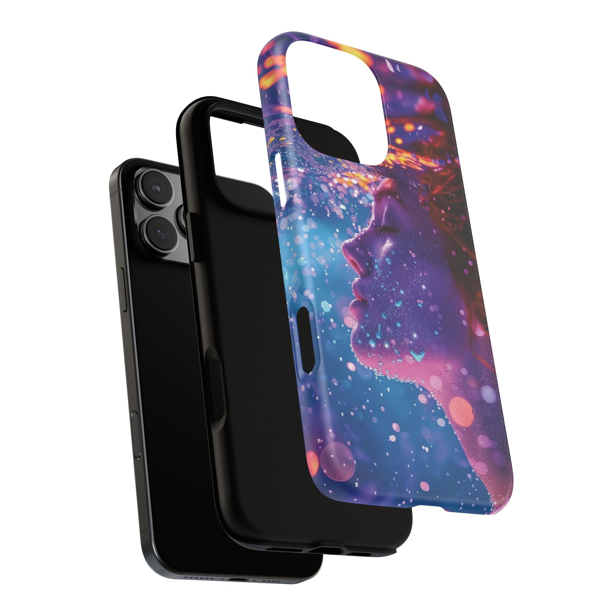 Meditating Underwater Tough Phone Case for iPhone, Galaxy, or Google Pixel
