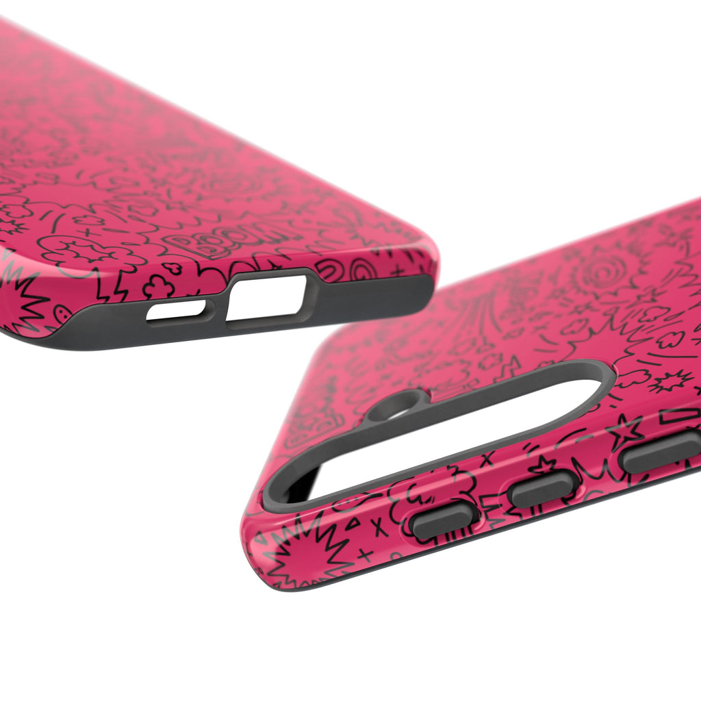 Boom Wow Tough Case for iPhone, Galaxy, or Google Pixel