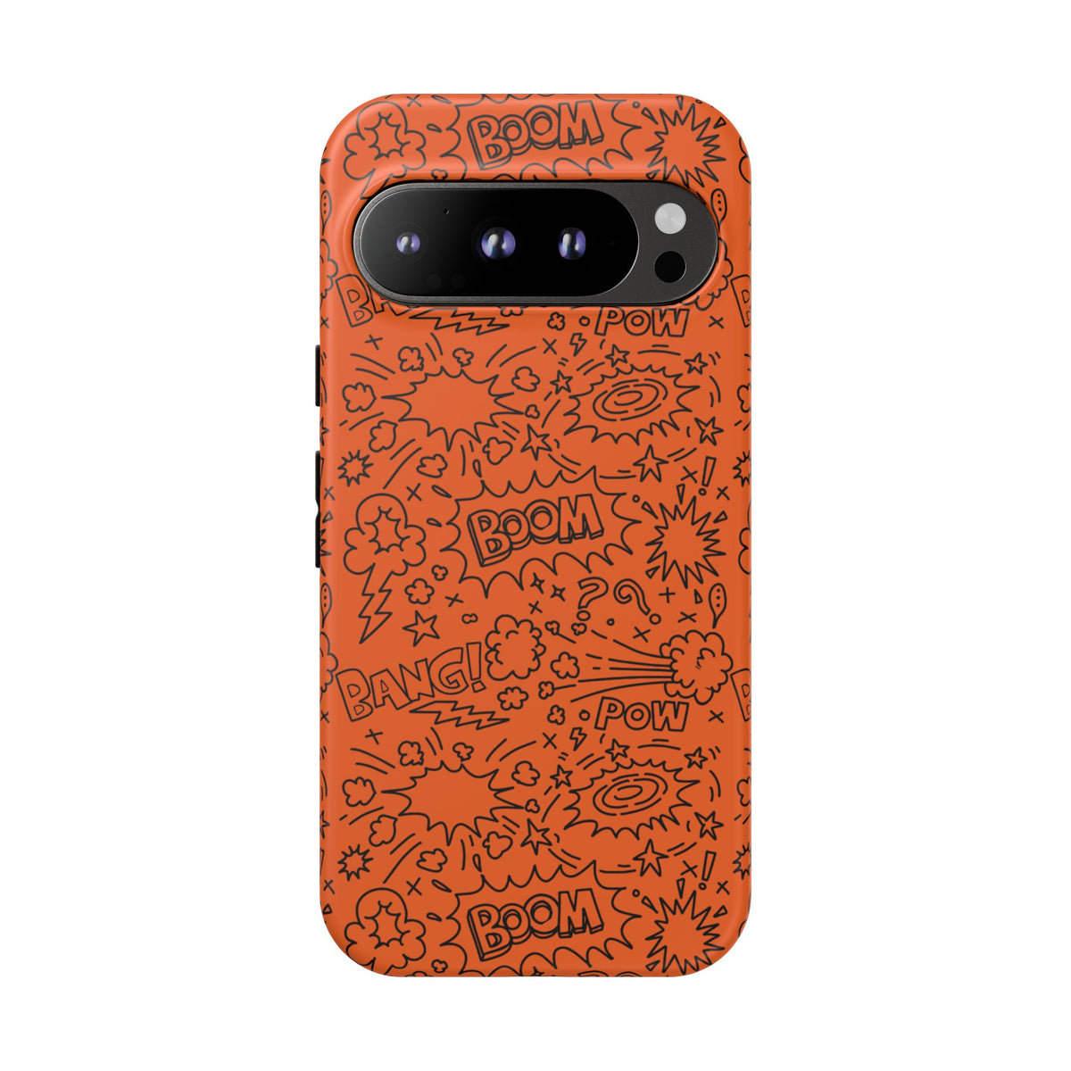 Wow Orange Tough Case for iPhone, Galaxy, or Google Pixel