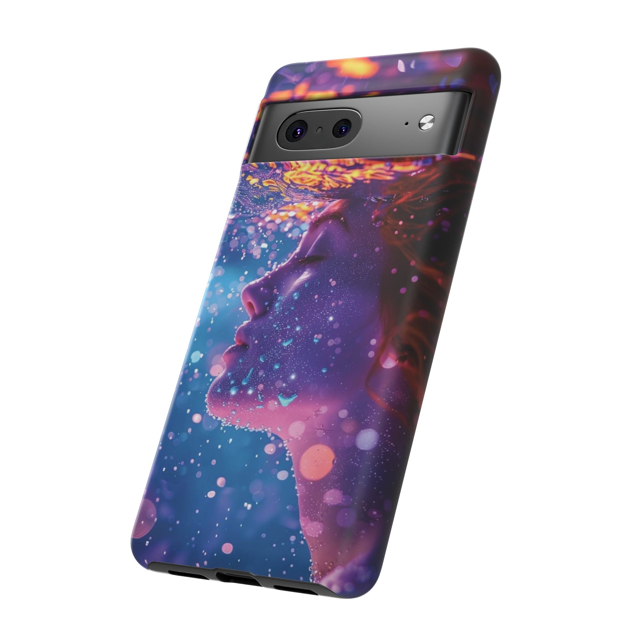 Meditating Underwater Tough Phone Case for iPhone, Galaxy, or Google Pixel