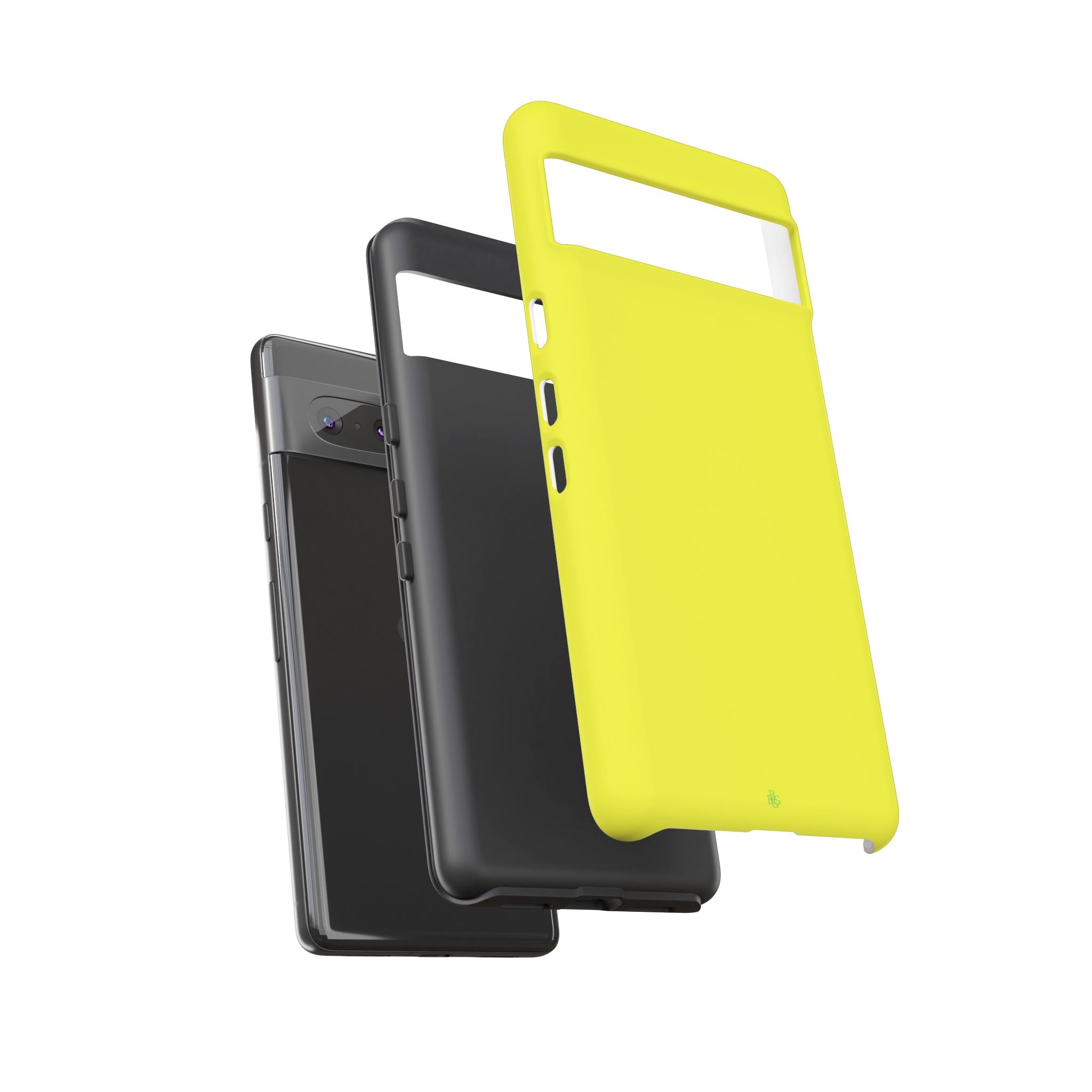 Yellow RG Tough Phone Case for iPhone, Galaxy, or Google Pixel