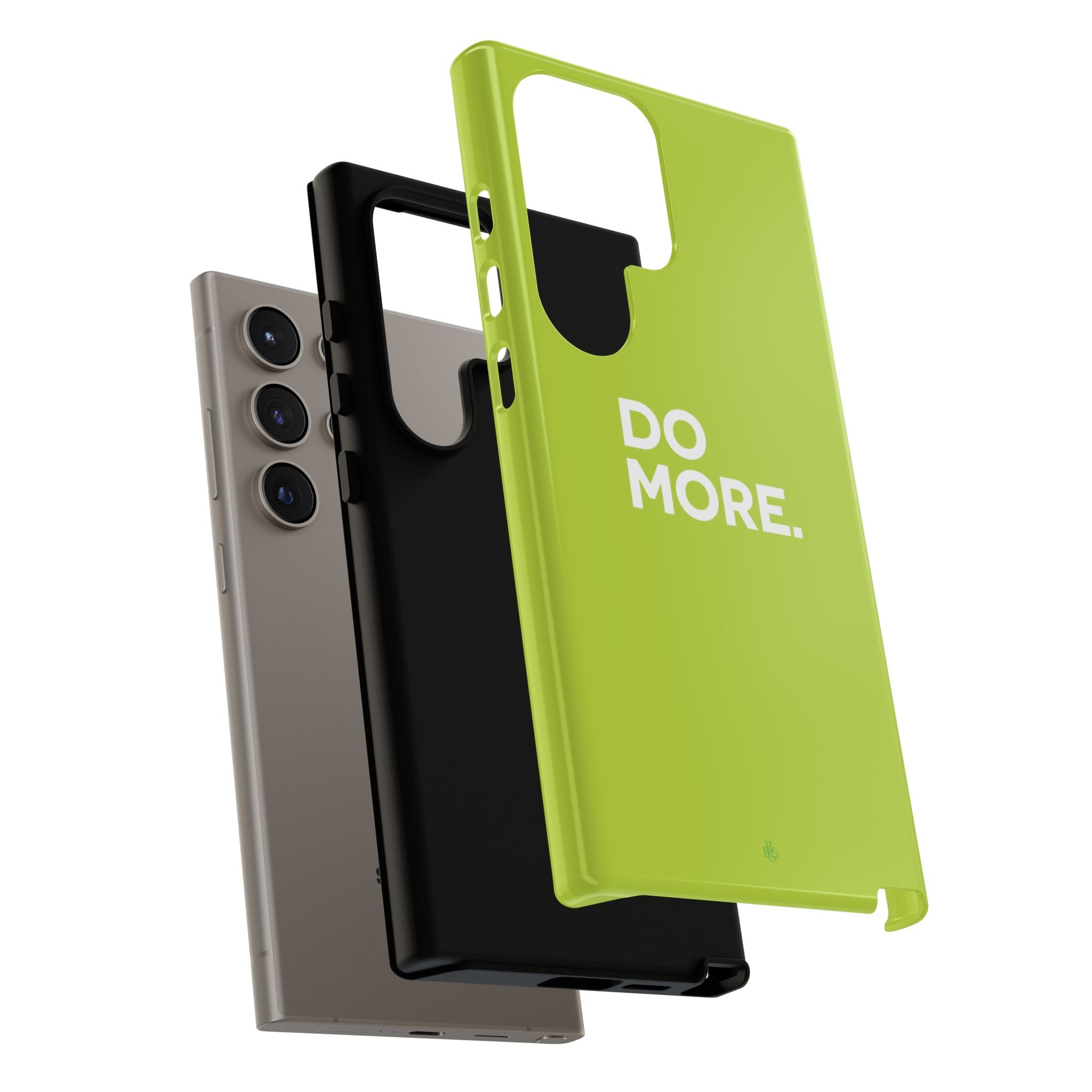 Do More (Neon Yellow) Tough Phone Case for iPhone, Galaxy or Google Pixel