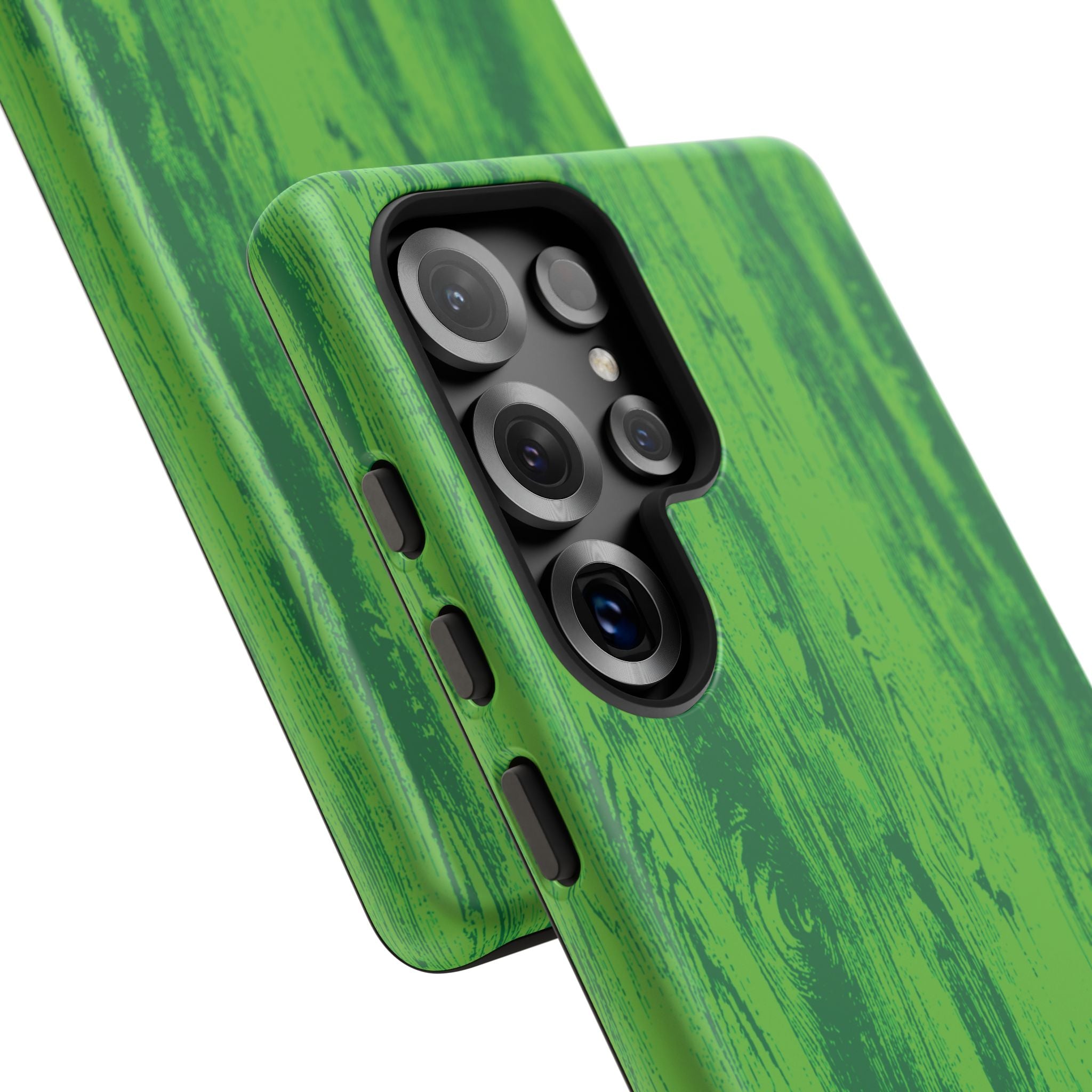 Neon Green Wood Tough Phone Case iPhone, Galaxy, or Google Pixel