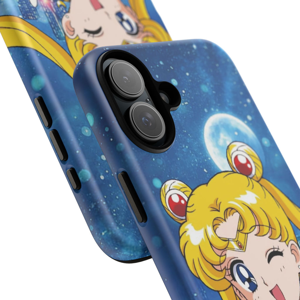 Blue S Moon Tough Case for iPhone, Galaxy, or Google Pixel