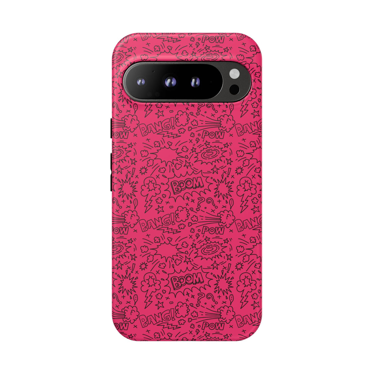 Pink Wow Tough Case for iPhone, Galaxy, or Google Pixel