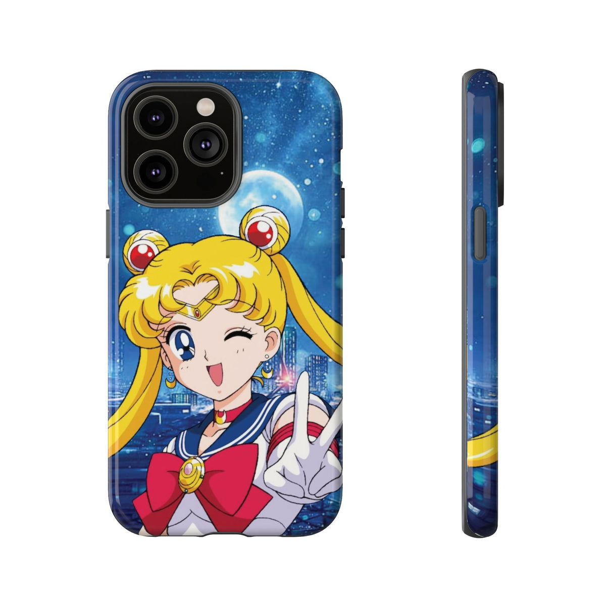 Blue S Moon Tough Case for iPhone, Galaxy, or Google Pixel