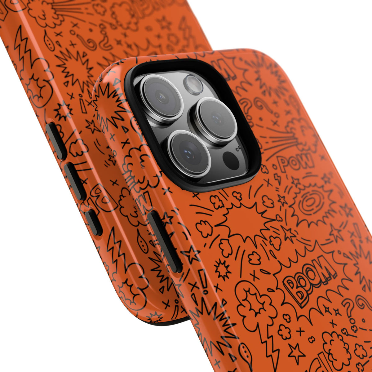 Wow Orange Tough Case for iPhone, Galaxy, or Google Pixel