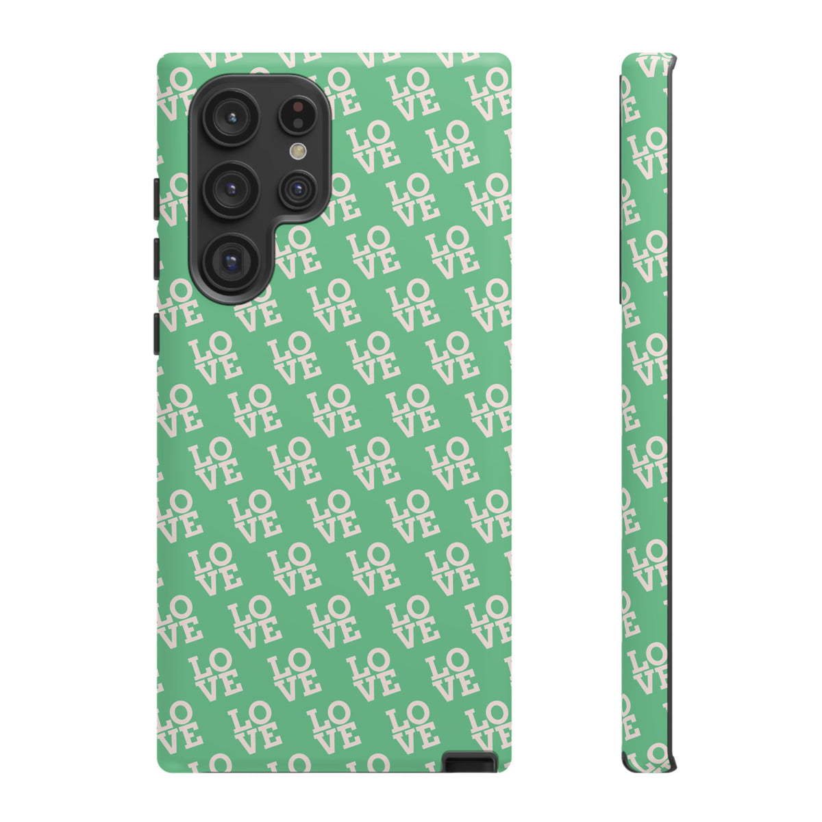 LOVE Aqua Tough Phone Case for iPhone, Galaxy, or Google Pixel