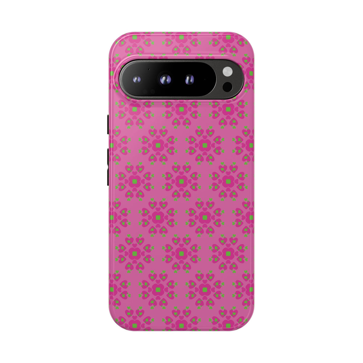 Floresta Heart Pink Tough Phone Case iPhone, Galaxy, or Google Pixel