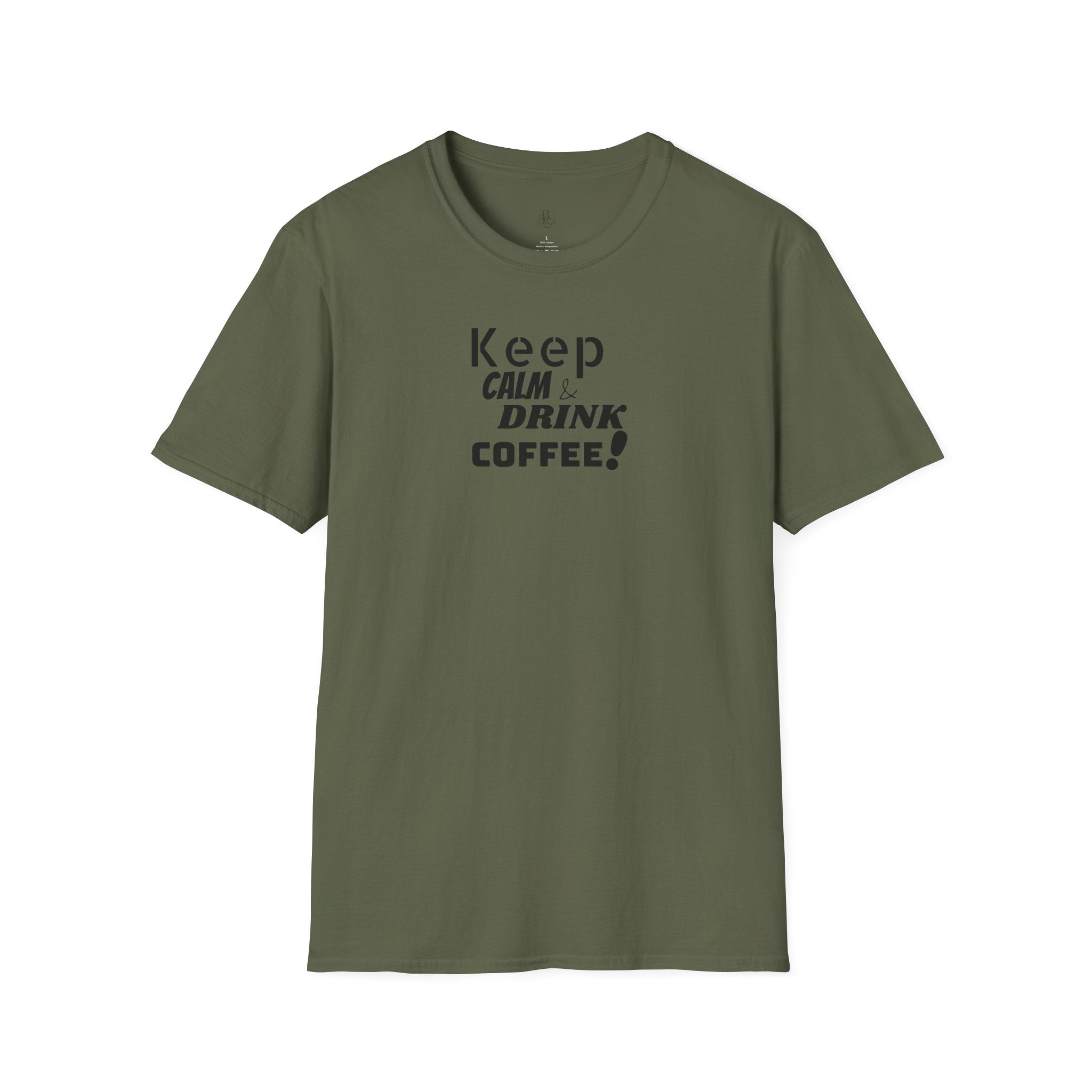Keep Calm... Coffee Unisex Softstyle T-Shirt