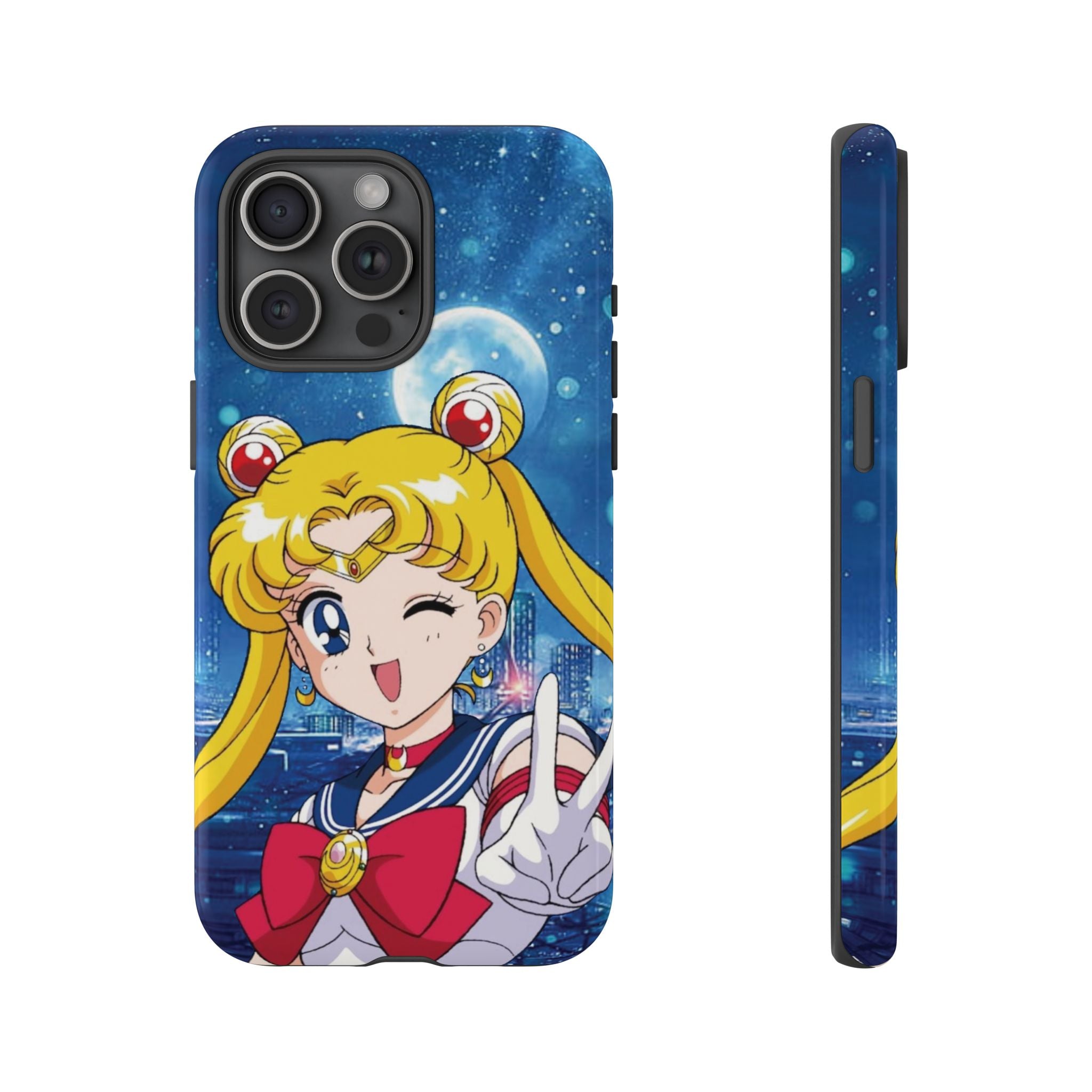 Blue S Moon Tough Case for iPhone, Galaxy, or Google Pixel