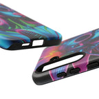 Neon Androgen Cactus Flower Tough Phone Case for iPhone, Galaxy, or Google Pixel