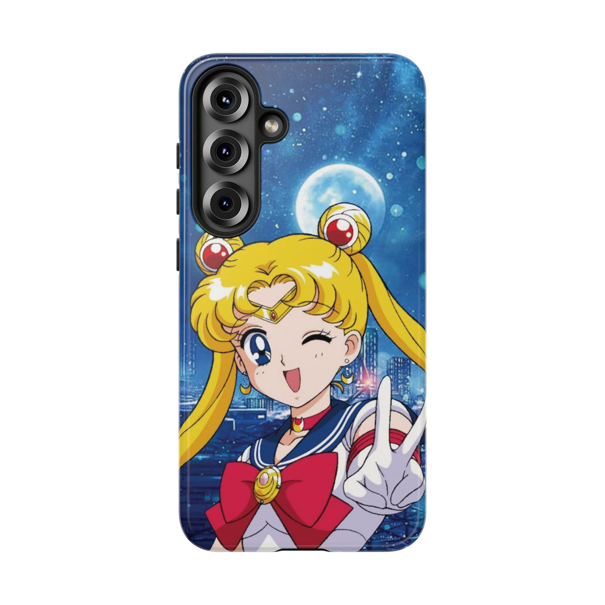 Blue S Moon Tough Case for iPhone, Galaxy, or Google Pixel