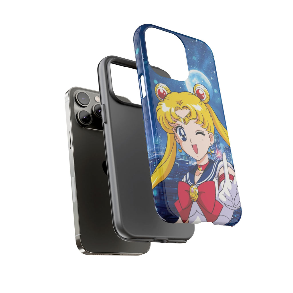 Blue S Moon Tough Case for iPhone, Galaxy, or Google Pixel