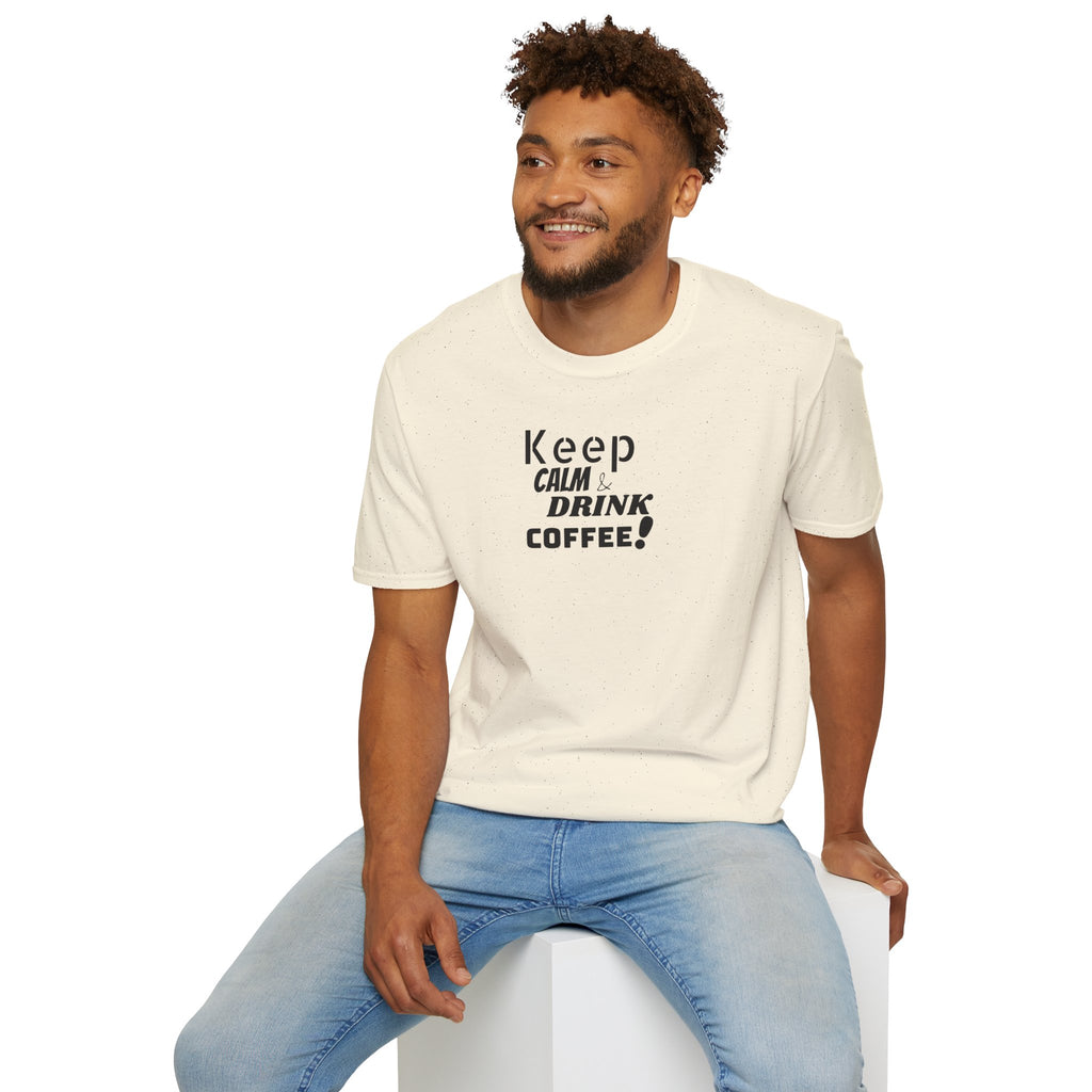 Keep Calm... Coffee Unisex Softstyle T-Shirt