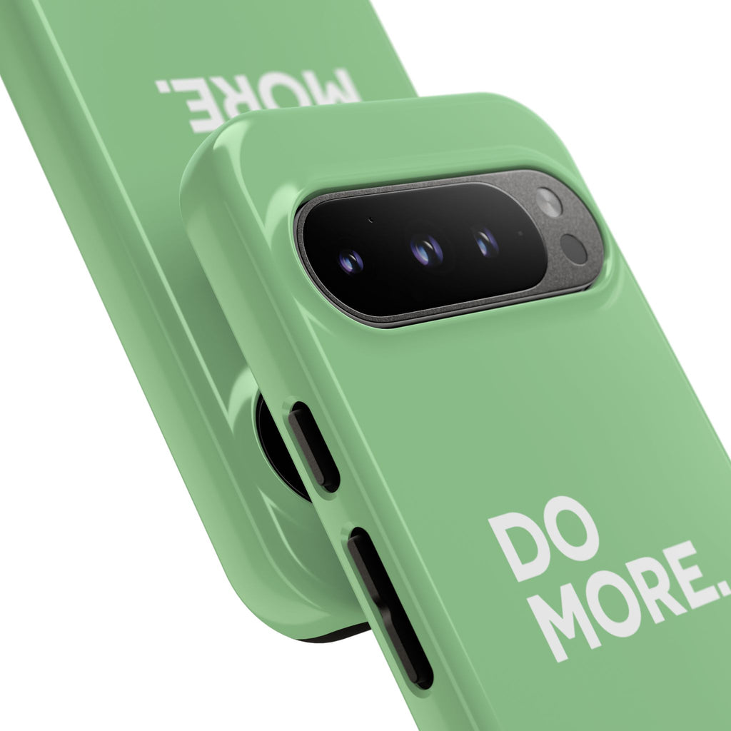 Do More Mint Green Tough Phone Case for iPhone, Galaxy,or Google Pixel