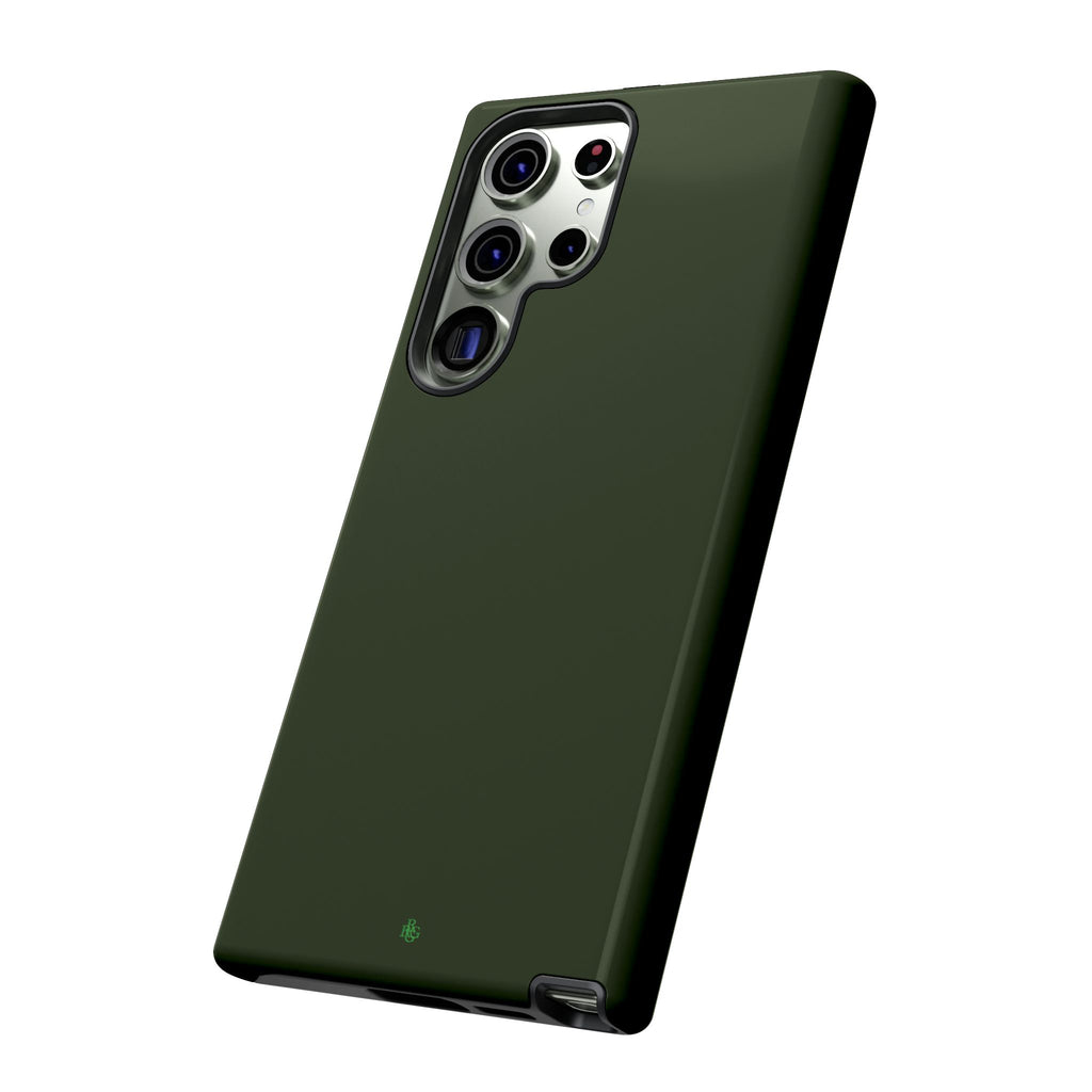 Olive Green Tough Phone Case for iPhone, Galaxy and Google Pixel