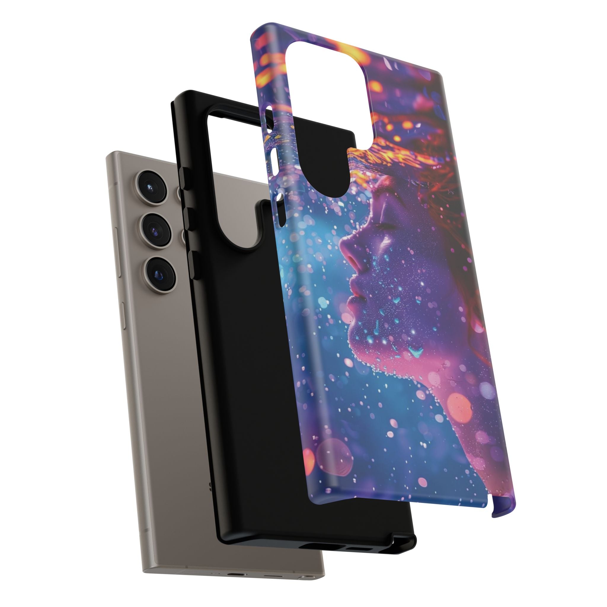 Meditating Underwater Tough Phone Case for iPhone, Galaxy, or Google Pixel