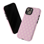 Pink 'LOVE' Pattern Tough Phone Case