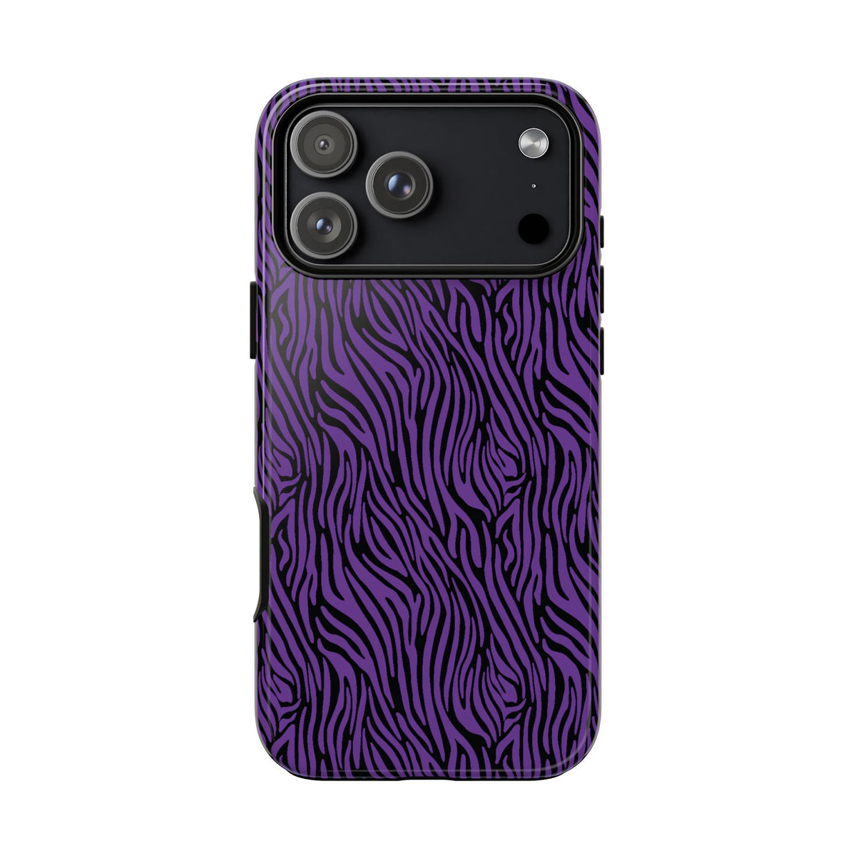 Purple Zebra Tough Phone Case for iPhone, Galaxy, or Google Pixel