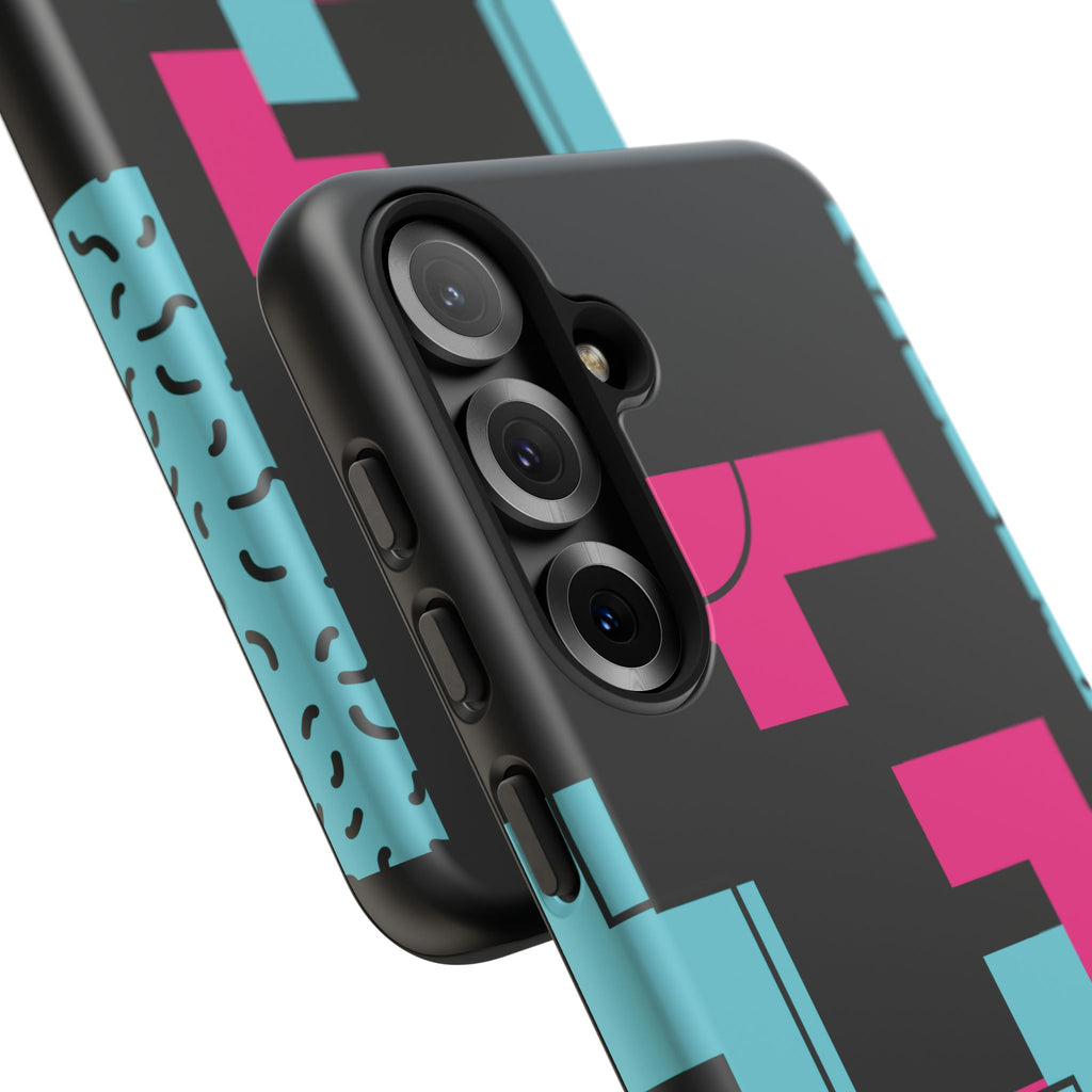 Retro Blocks LOVE Tough Case for iPhone, Galaxy or Google Pixel