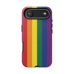 LGBTQ Rainbow Flag Tough Phone Case for iPhone, Galaxy, or Google Pixel