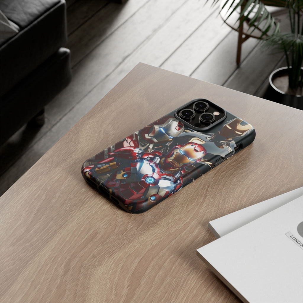Iron Man Tough Phone Case for iPhone, Galaxy, or Google Pixel