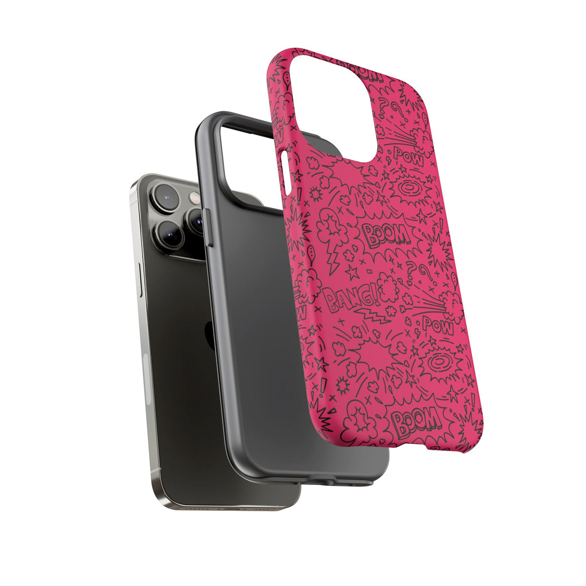 Boom Wow Tough Case for iPhone, Galaxy, or Google Pixel