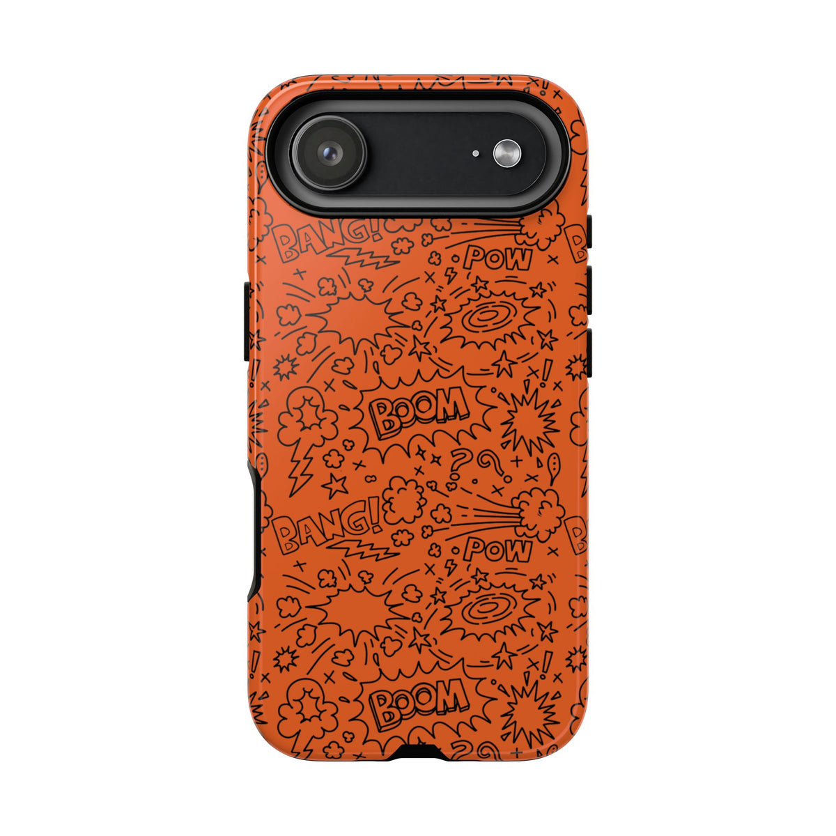 Wow Orange Tough Case for iPhone, Galaxy, or Google Pixel