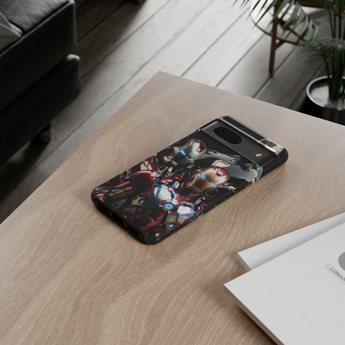Iron Man Tough Phone Case for iPhone, Galaxy, or Google Pixel