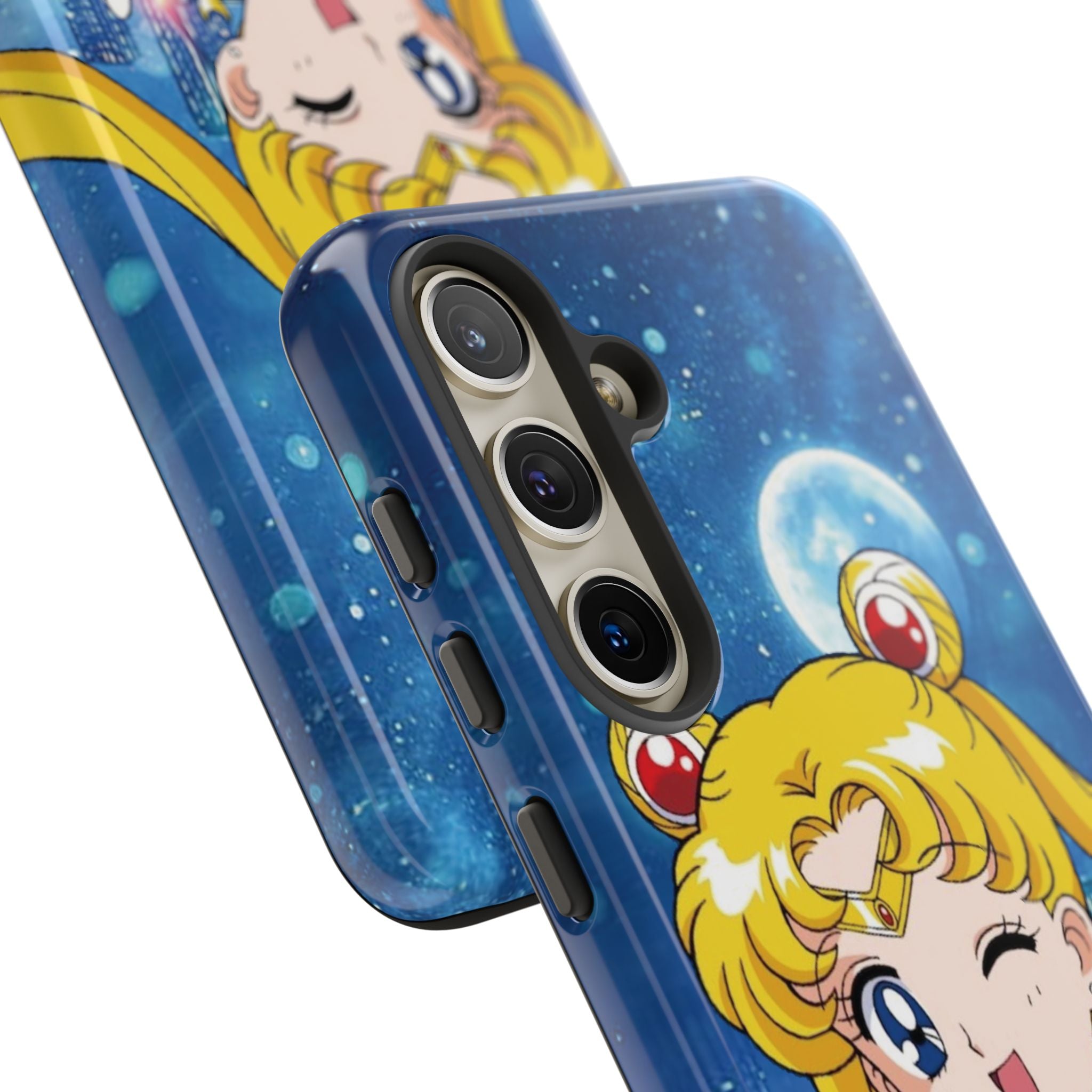 Blue S Moon Tough Case for iPhone, Galaxy, or Google Pixel
