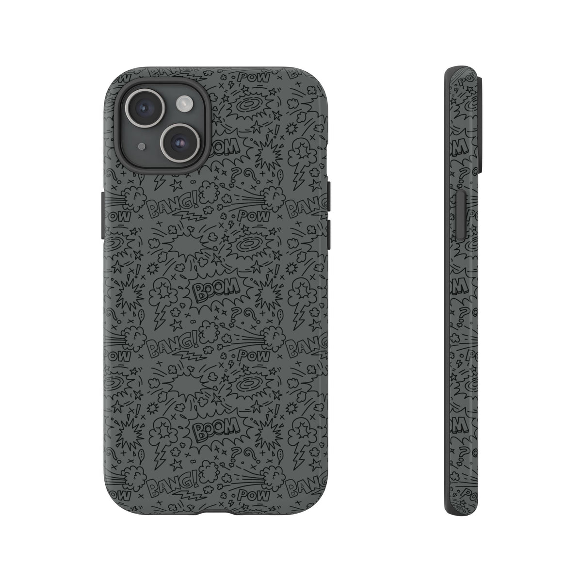 POW BOOM Comics style Tough Phone Case for iPhone, Galaxy, or Google Pixel