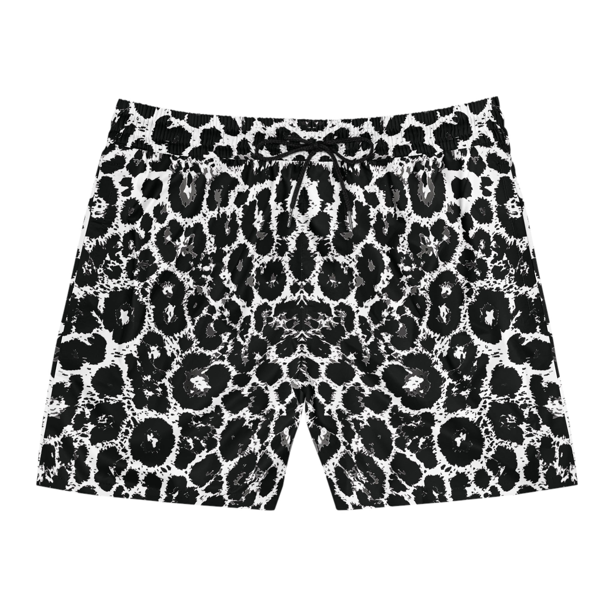 Leopard Men's Mid-Length Swim Shorts