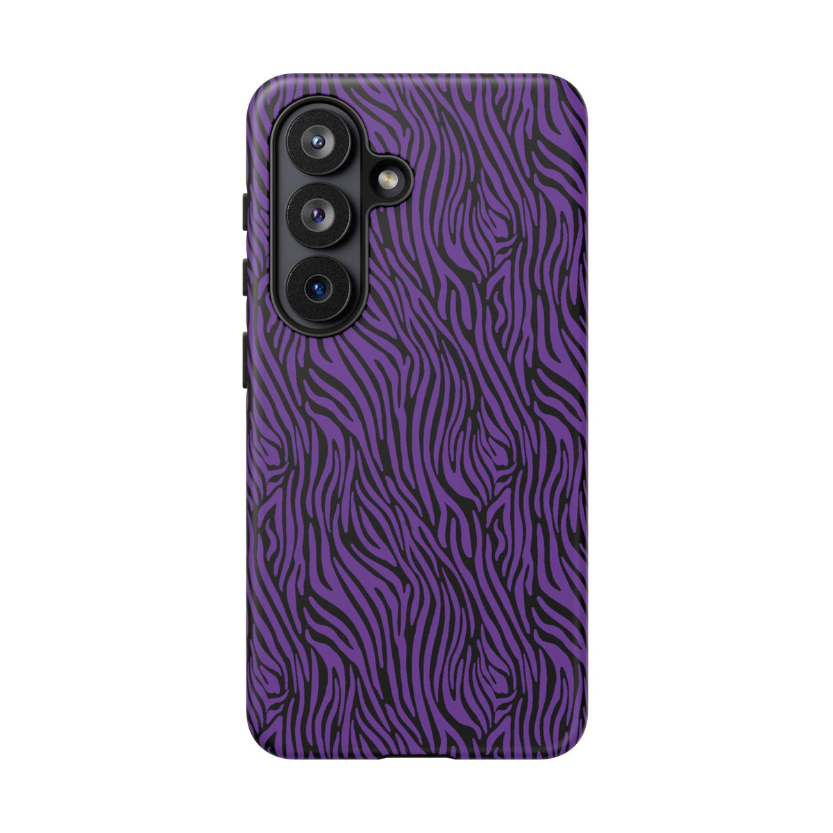 Purple Zebra Tough Phone Case for iPhone, Galaxy, or Google Pixel