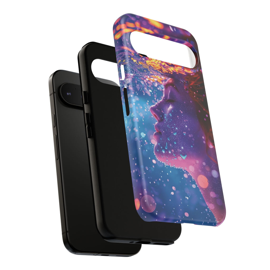 Meditating Underwater Tough Phone Case for iPhone, Galaxy, or Google Pixel