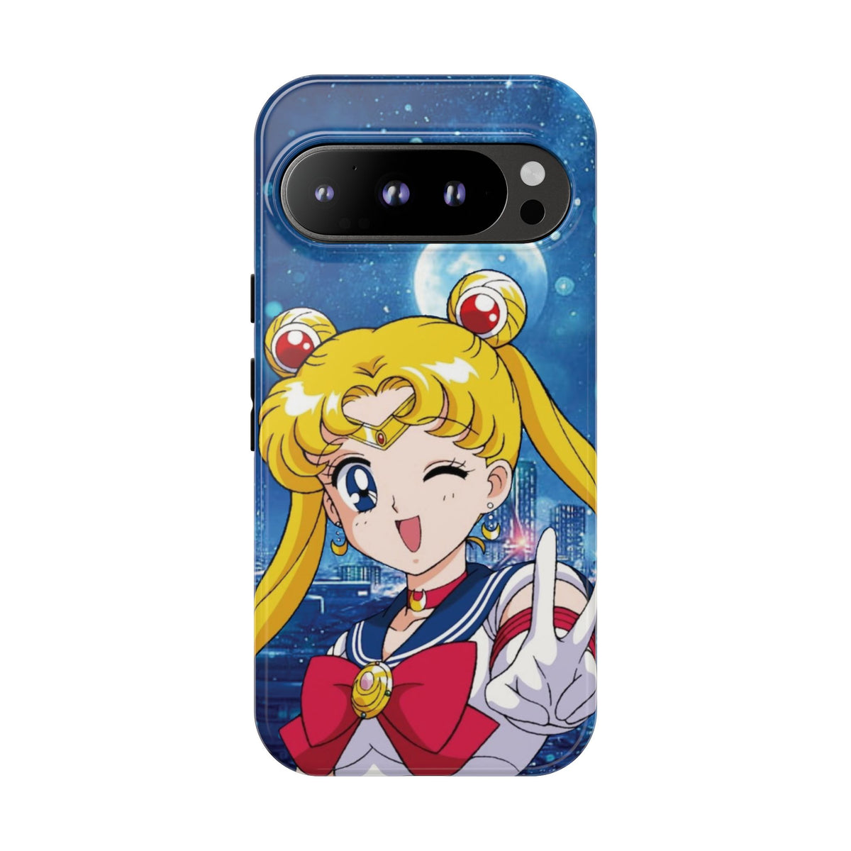Blue S Moon Tough Case for iPhone, Galaxy, or Google Pixel