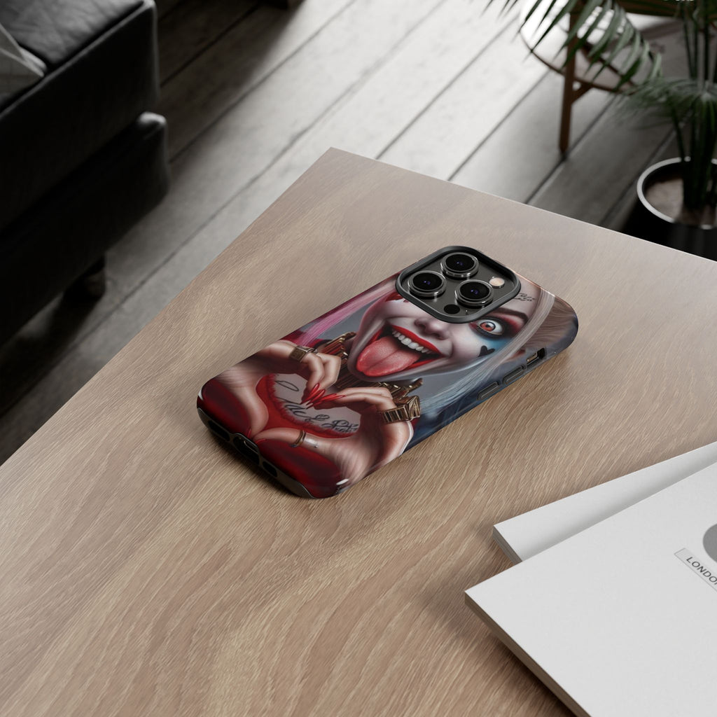 Harley Quinn Tough Phone Case for iPhone, Galaxy, or Google Pixel