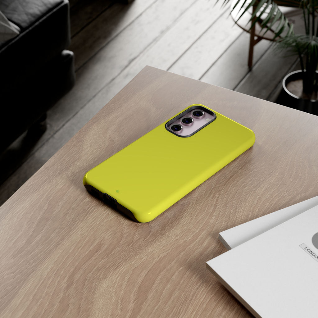 Yellow RG Tough Phone Case for iPhone, Galaxy, or Google Pixel