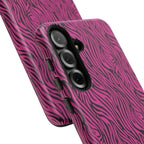 Pink Zebra Tough Phone Case for iPhone, Galaxy, or Google Pixel