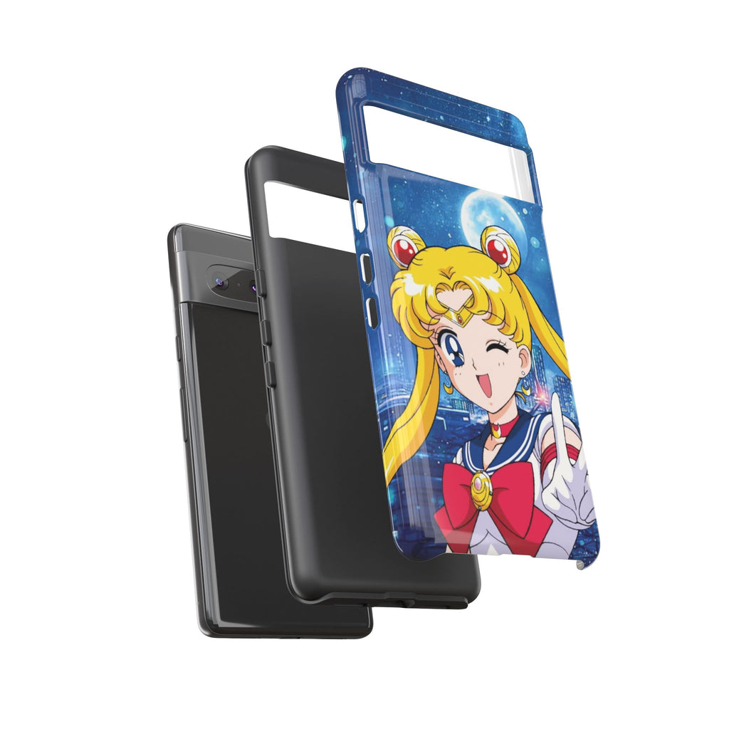 Blue S Moon Tough Case for iPhone, Galaxy, or Google Pixel