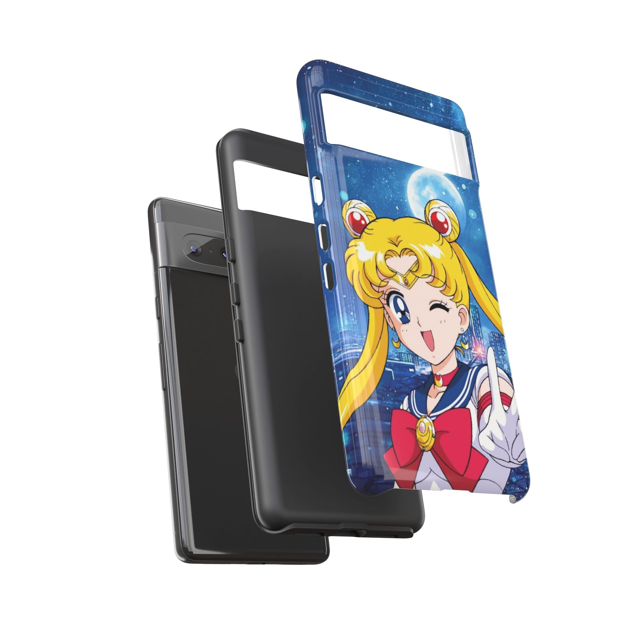 Blue S Moon Tough Case for iPhone, Galaxy, or Google Pixel