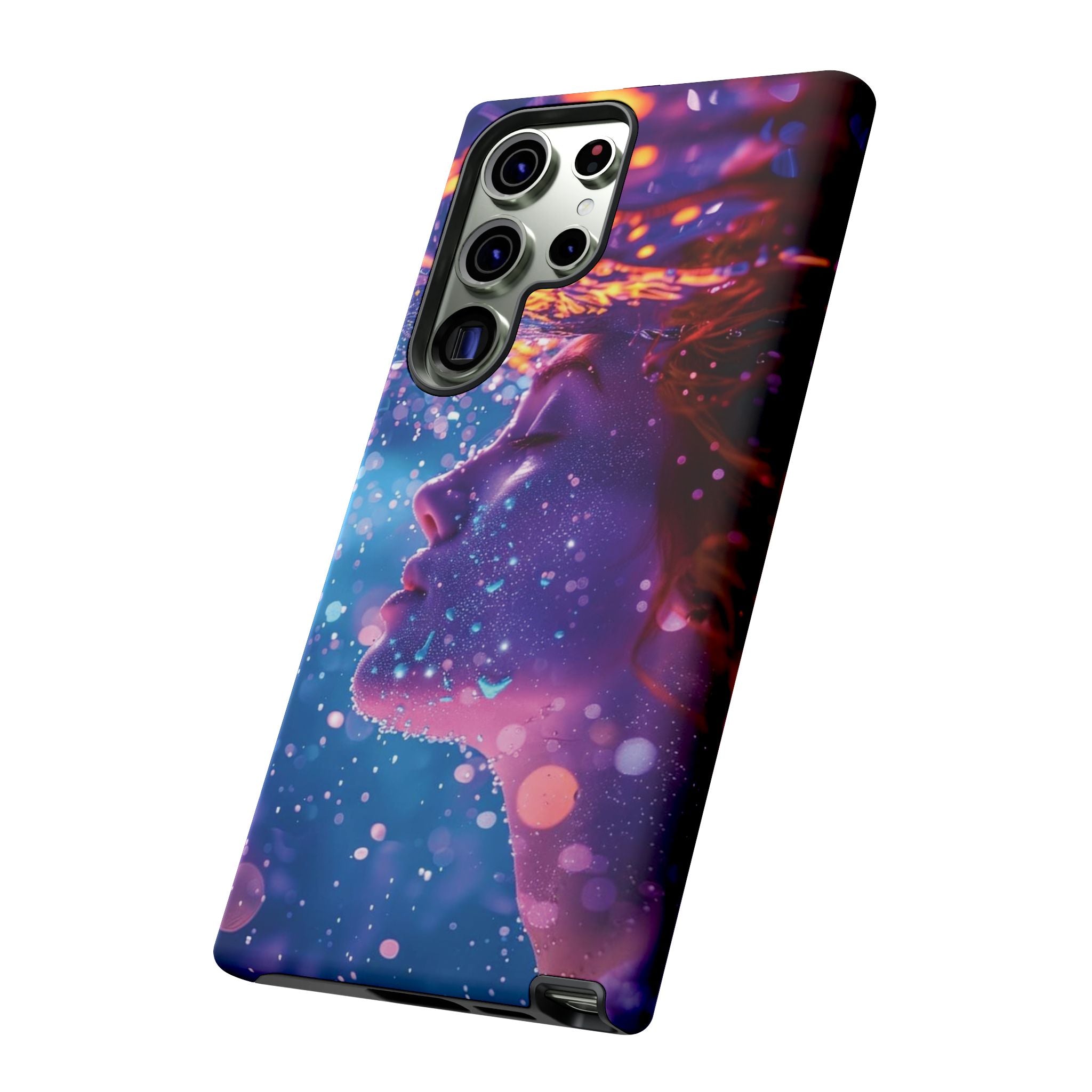 Meditating Underwater Tough Phone Case for iPhone, Galaxy, or Google Pixel