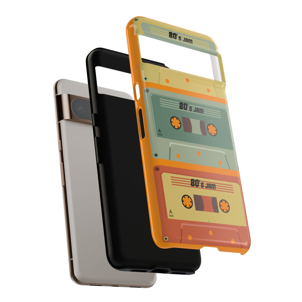 Retro 80's Jam RG Tough Phone Case for iPhone, Galaxy, or Google PIXEL
