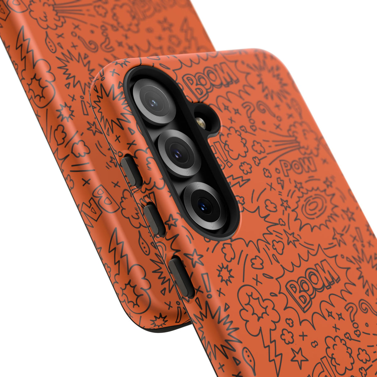 Wow Orange Tough Case for iPhone, Galaxy, or Google Pixel