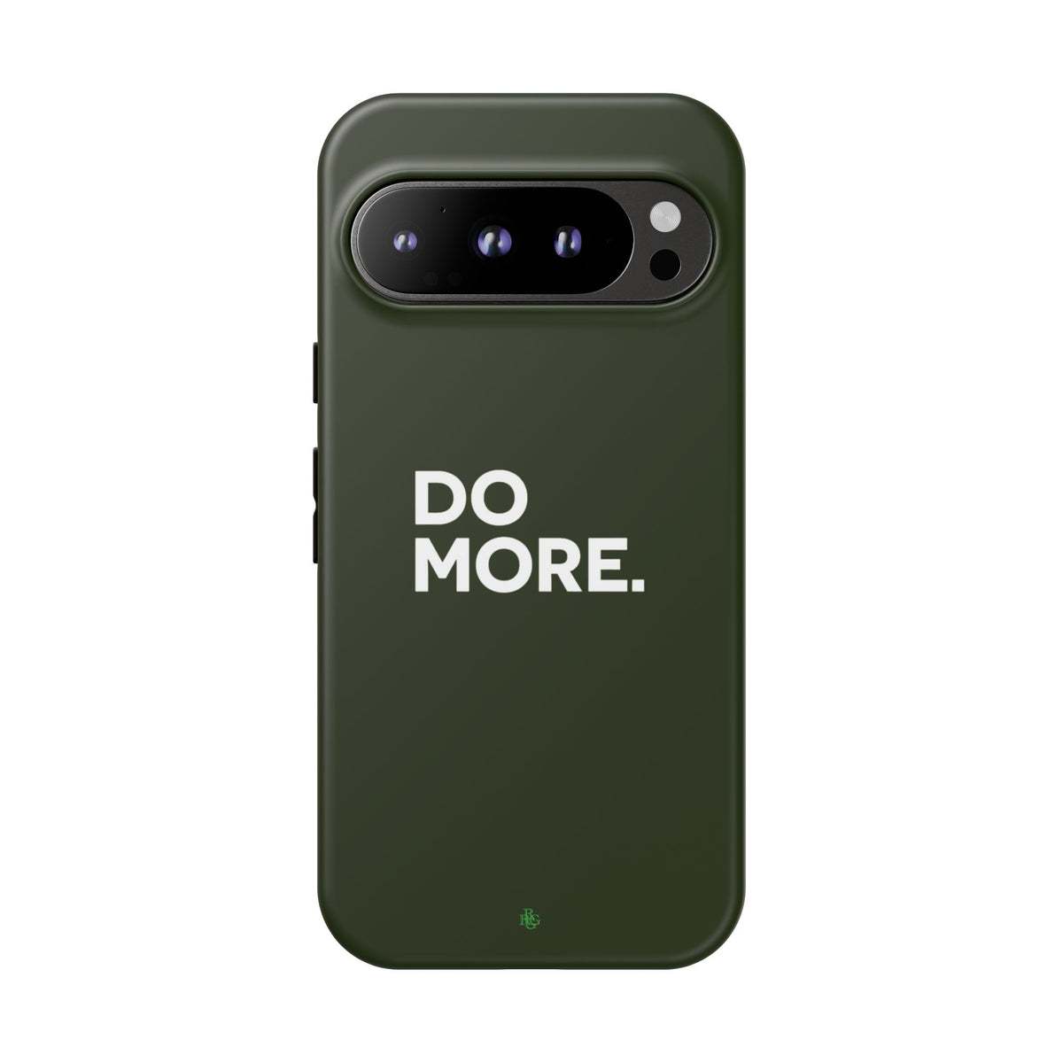 Olive Green Do More Tough Phone Case for iPhone, Galaxy, or Google Pixel