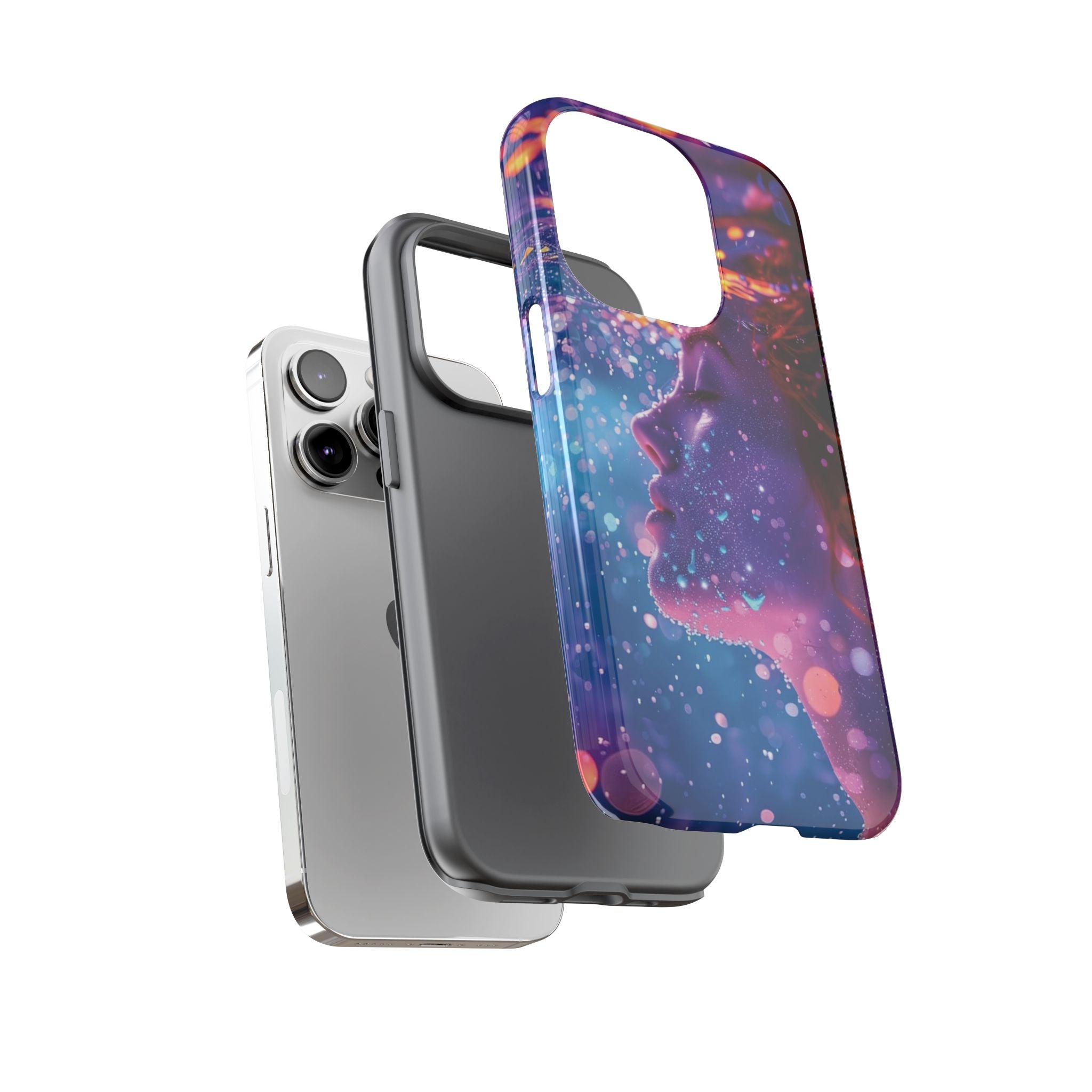 Meditating Underwater Tough Phone Case for iPhone, Galaxy, or Google Pixel